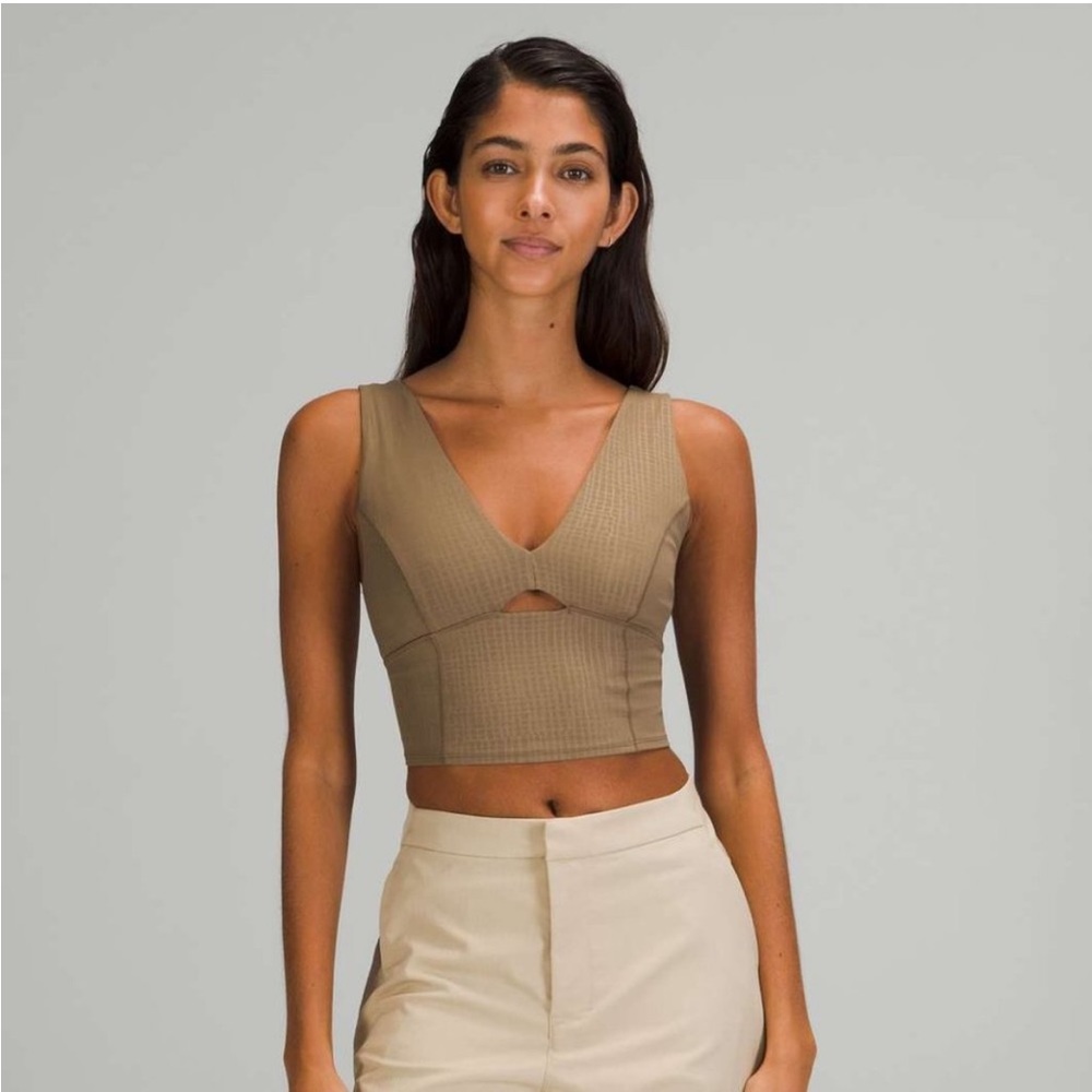 Rare Lululemon Lab Studio Cropped Tank Top Size 8 NWT